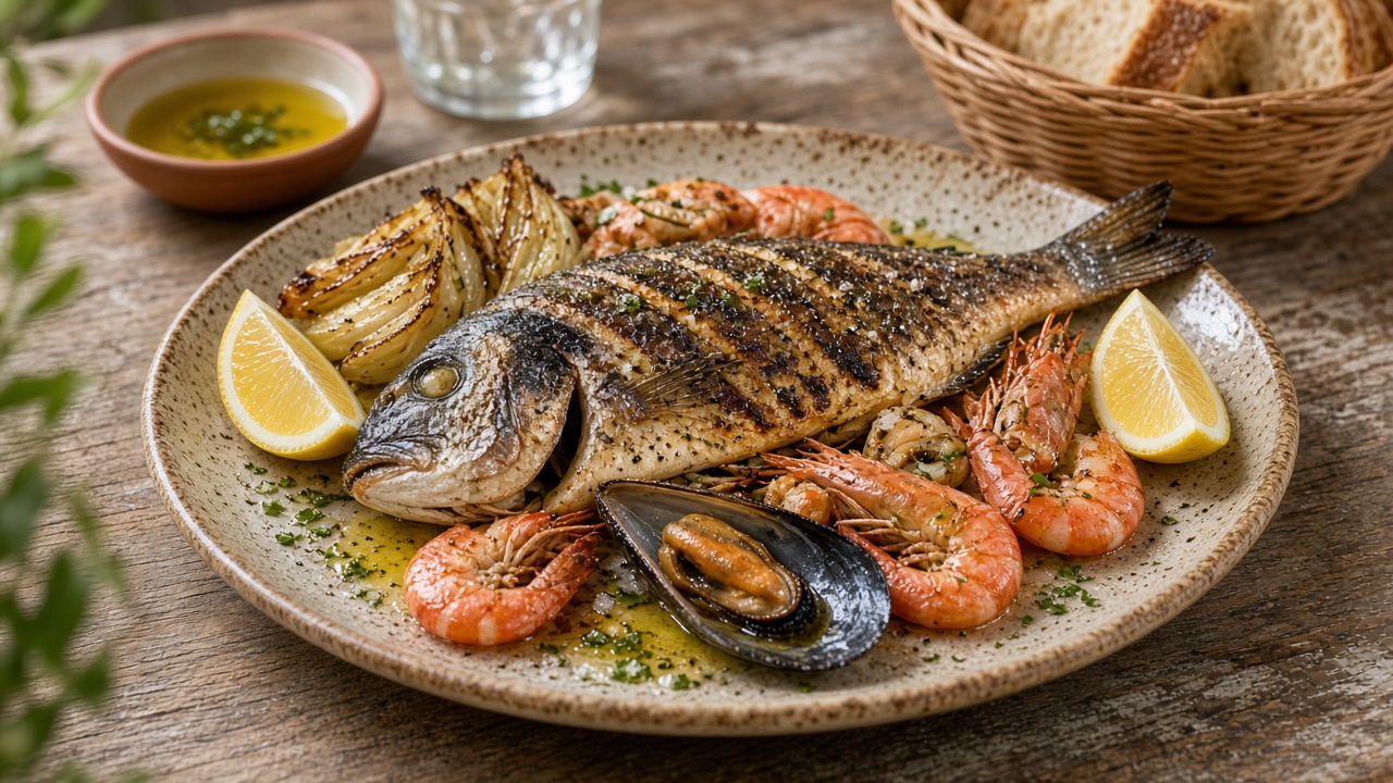 Grilled fish in Altea