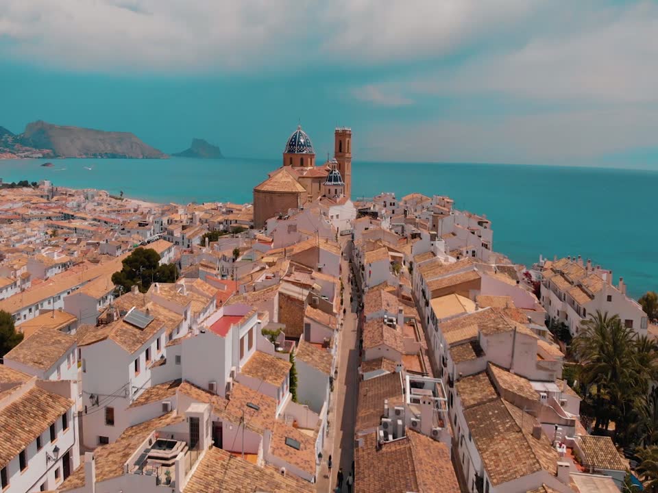 Altea from the air